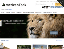 Tablet Screenshot of americanteak.com